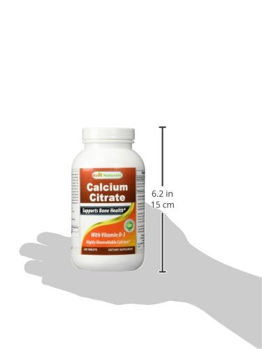 Citrato de calcio con vitamina D-3 240 tabletas