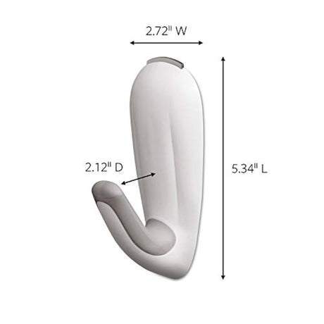 Command Multi-Hook, plástico esmerilado, 17600B-ES