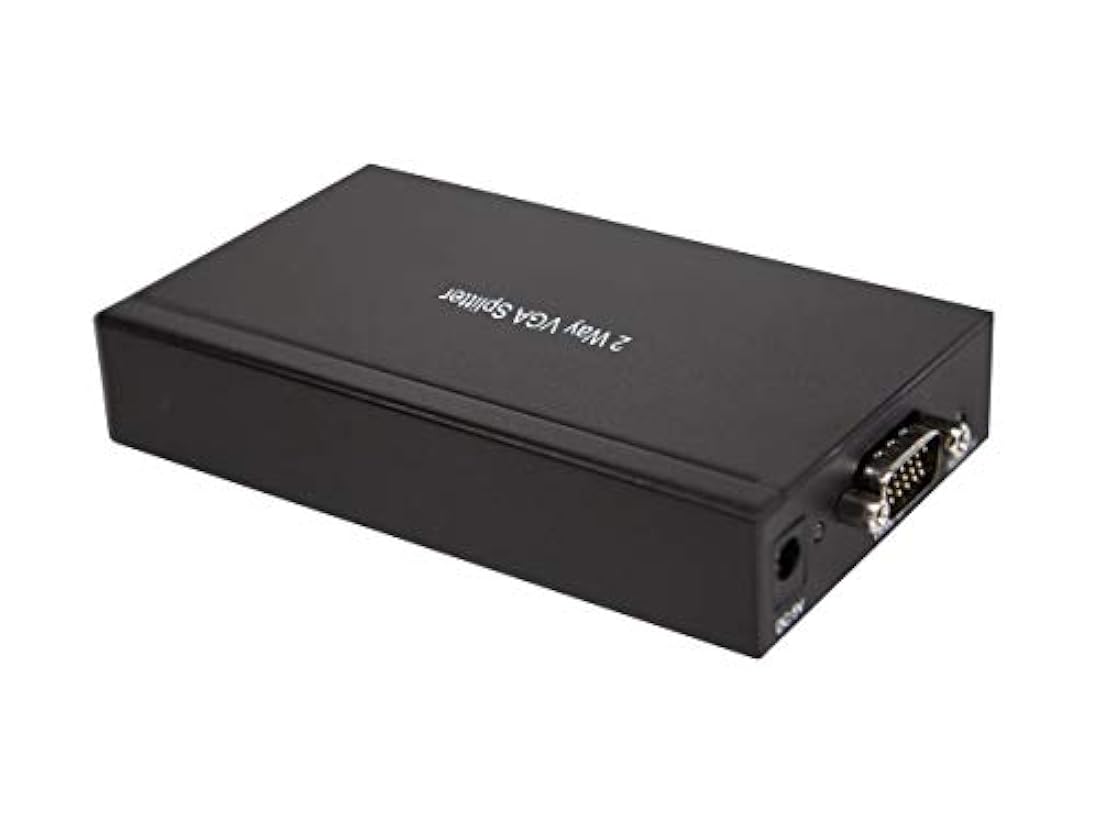 Monoprice 1 divisor VGA de 2 puertos 2 x 2 con audio, 500 MHz