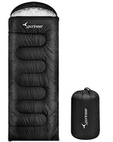 Saco de dormir para adultos: Sportneer 3 estaciones para clima cálido, impermeable, ligero, para niños, mochileros, bolsas de dormir para adultos, niños, niñas, camping, senderismo, viajes al aire libre