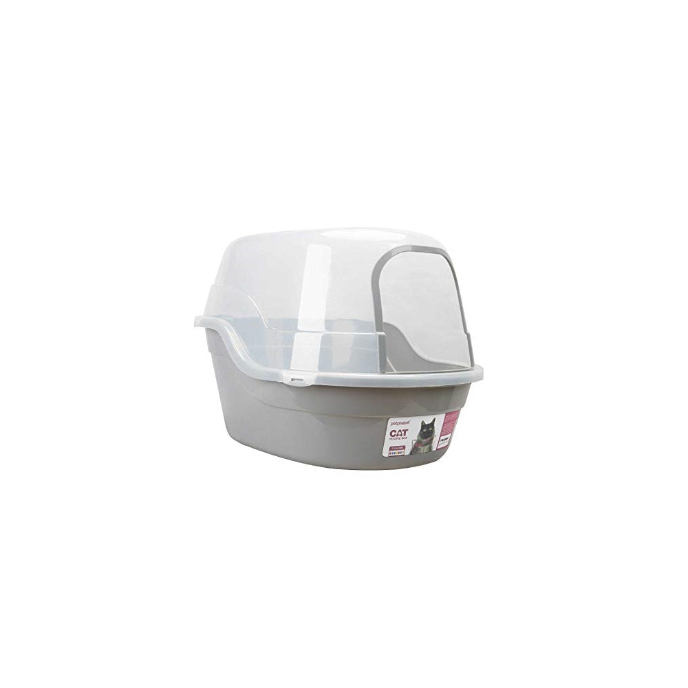 Caja de arena para gatos con capucha extra grande