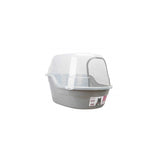 Caja de arena para gatos con capucha extra grande