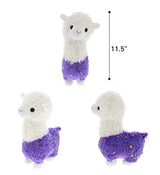 Peluche de llama, color morado brillante, para niños