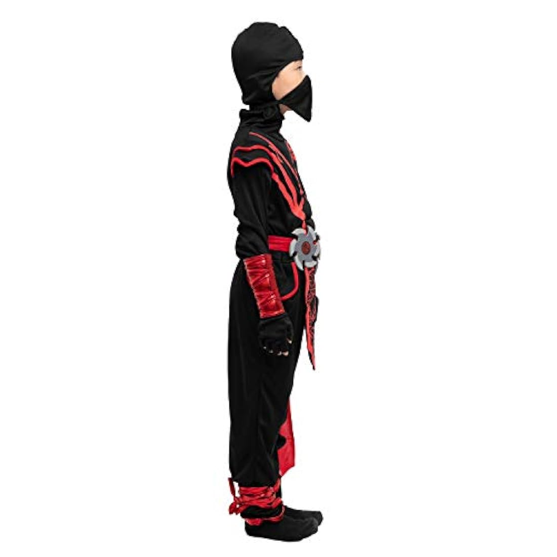 Disfraces  Atuendo de Ninja del dragón rojo