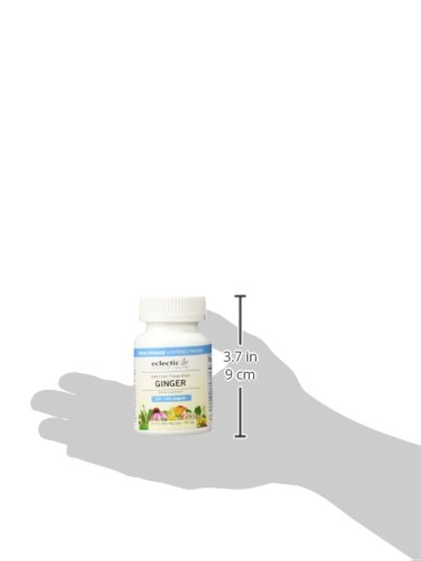 Eclectic Institute Ginger 395 mg 90 Tapas vegetales sin OMG