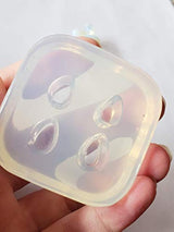 AlenkaD. Molde de silicona para manualidades, tapones y túneles de resina, tamaño 0.472 in, 0.827 in, 4 unidades