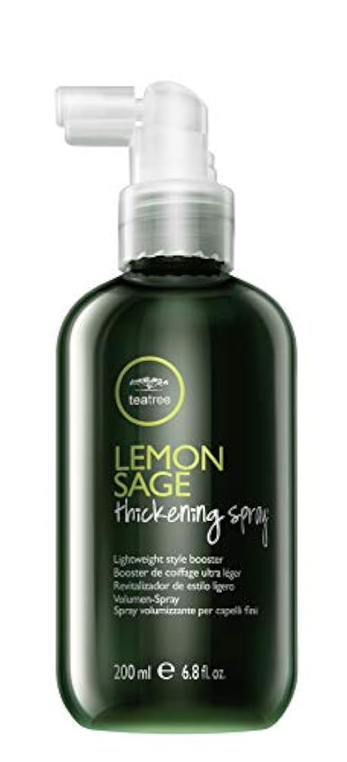 Spray espesante de sal de limón y árbol de té para cabello