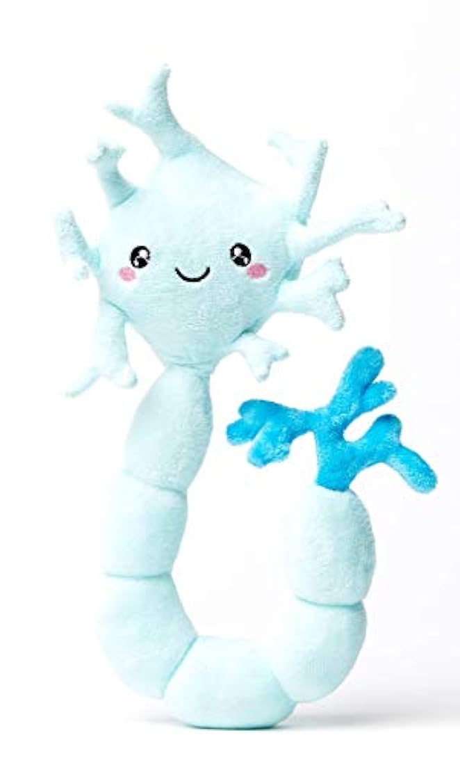 Peluche diseño neurona de célula cerebral/Azul.Nerdbugs