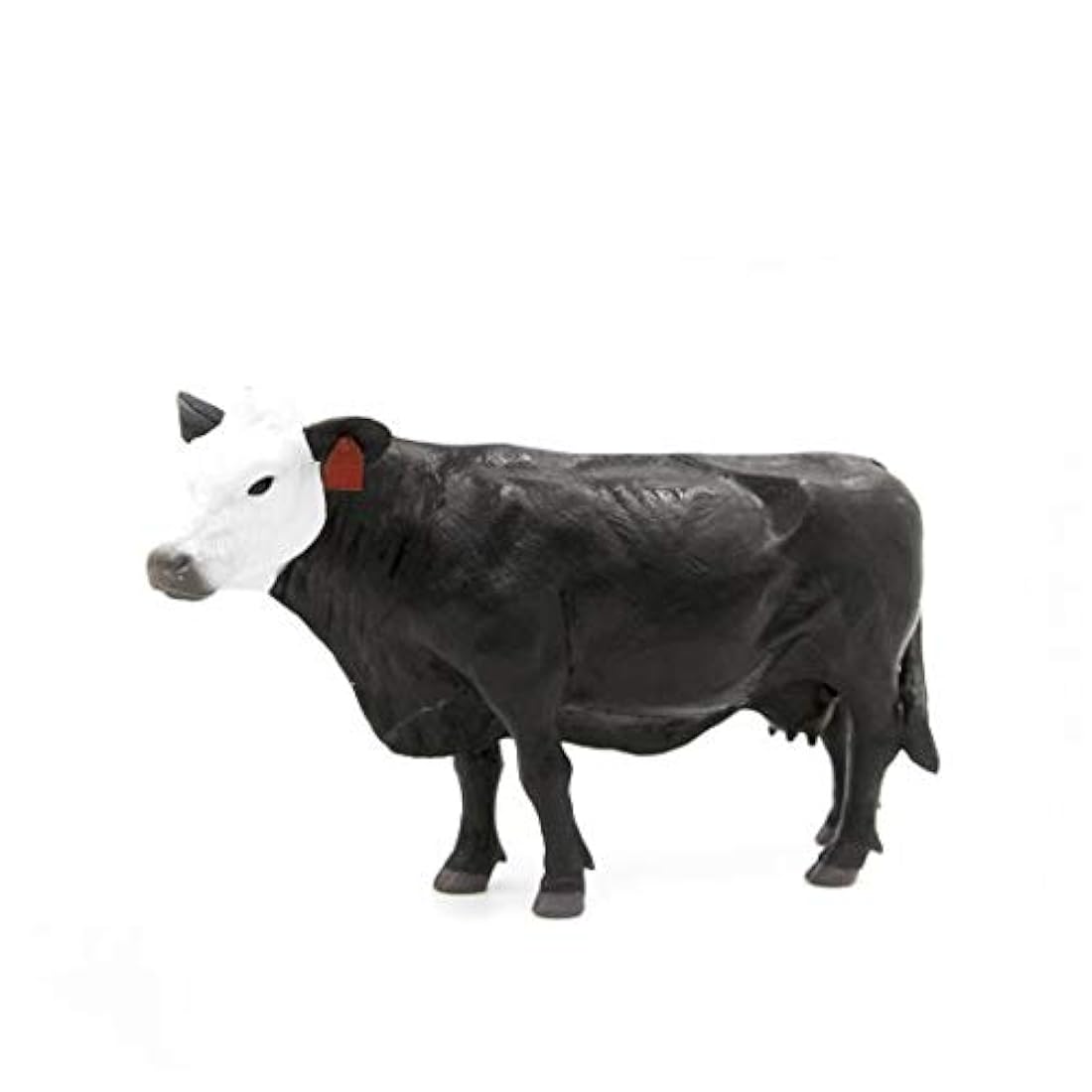figuras a escala Vaca Blanca Calva Negra