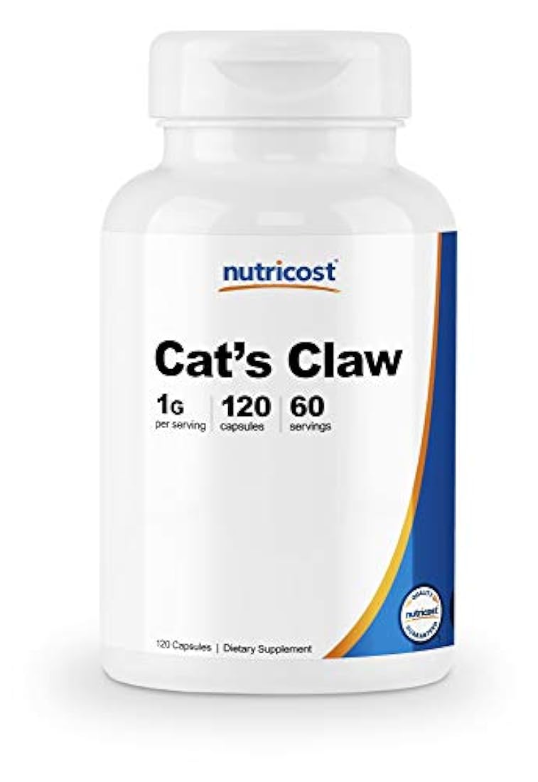 Nutricost Cápsulas de garra de gato, 1000 mg, 120 cápsulas