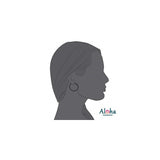 Aretes de arracadas para mujer de latón