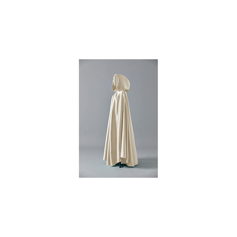 Disfraces de Capa de terciopelo capucha beige talla única