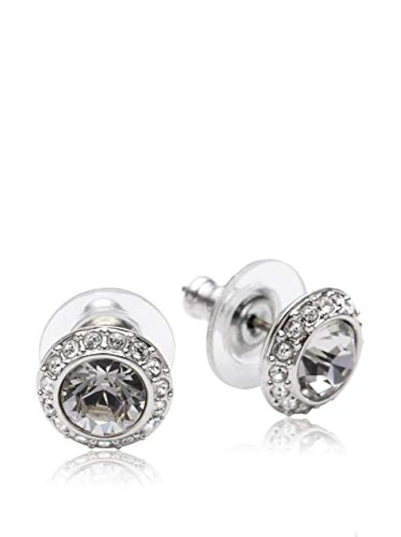 SWAROVSKI - Pendientes de tuerca con solitario angélico