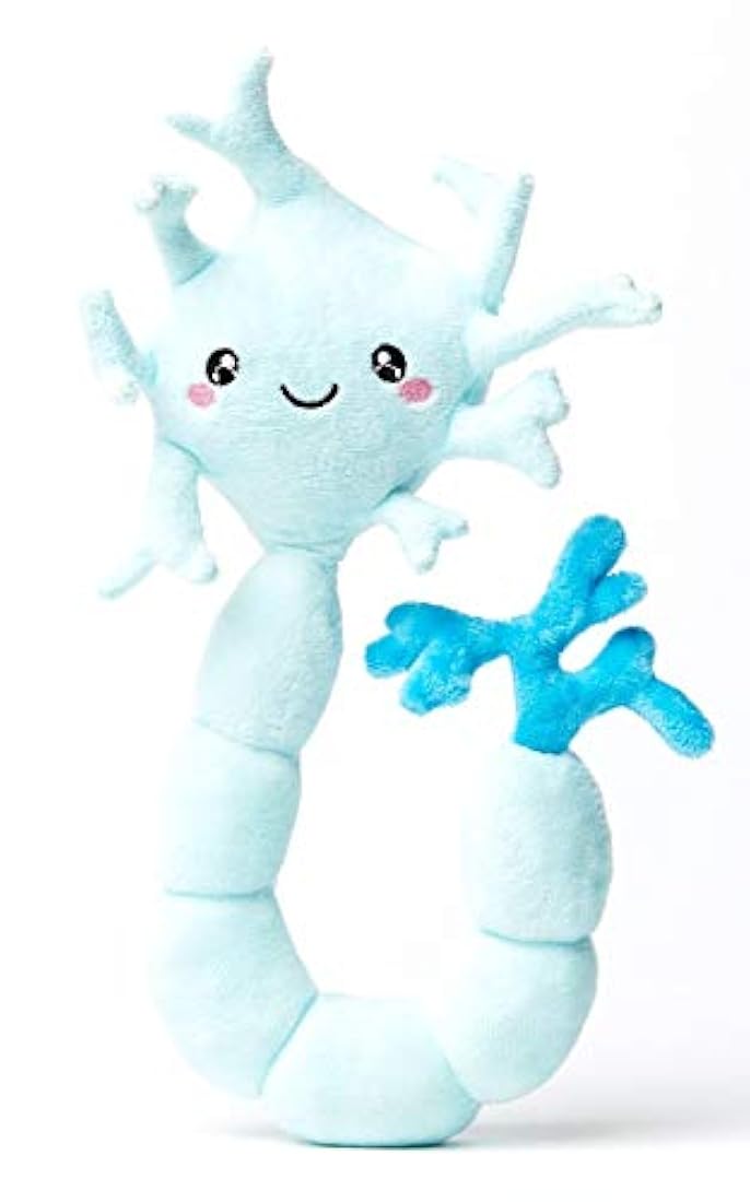Peluche diseño neurona de célula cerebral/Azul.Nerdbugs