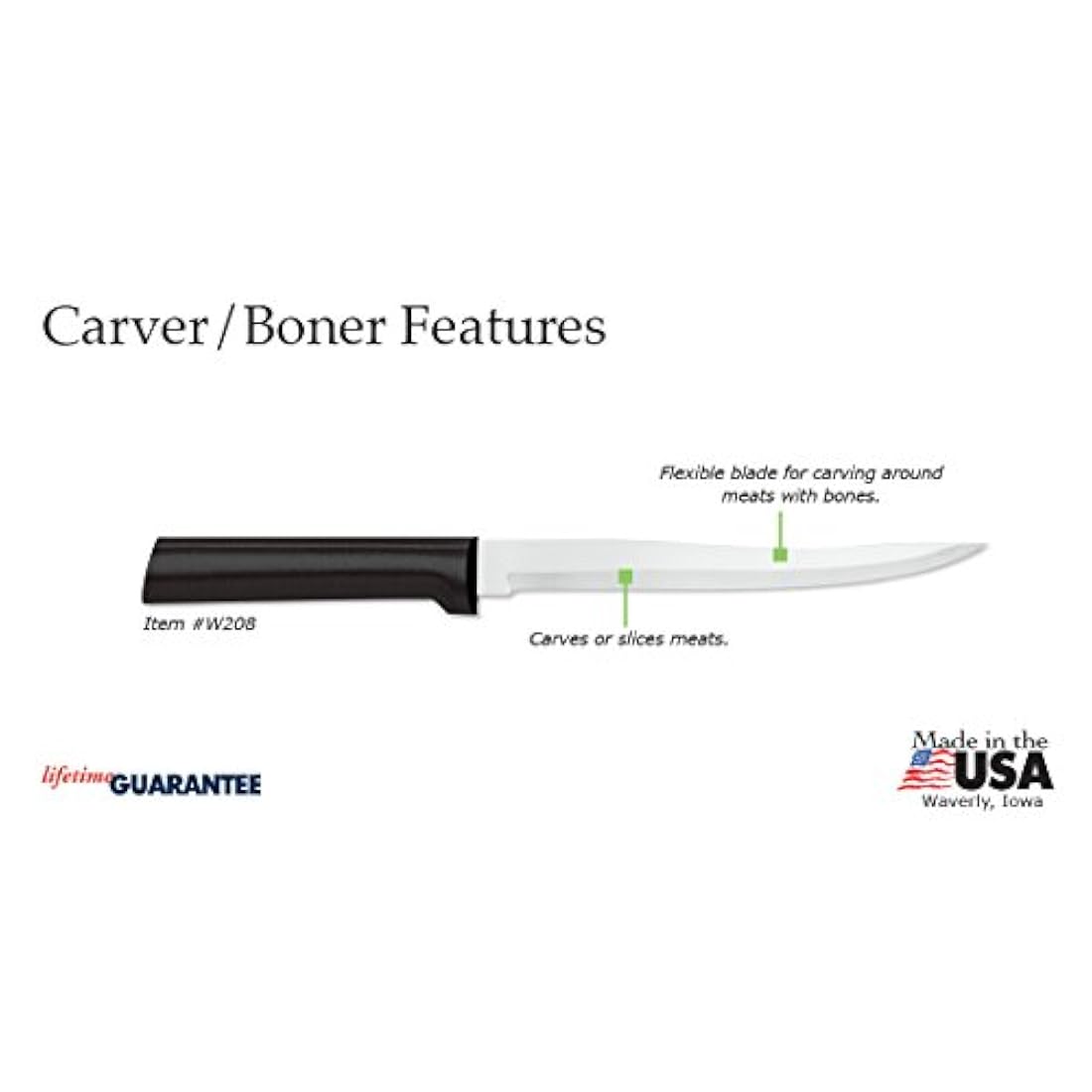 Cuchillo en acero de carbono