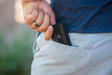 Billetera de nailon para hombre con bloqueo RFID