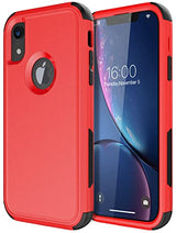 Diverbox for iPhone Xr Case [Shockproof] [Dropproof] [Dust-Proof],Heavy Duty Protection Phone Case Cover for Apple iPhone XR (Red)