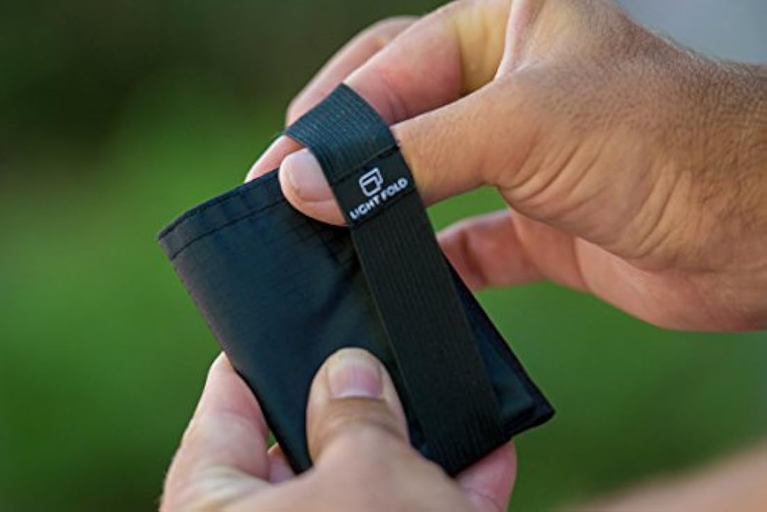 Billetera de nailon para hombre con bloqueo RFID