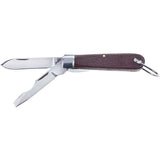 Cuchillo para electricista de bolsillo de 2 cuchillas acero