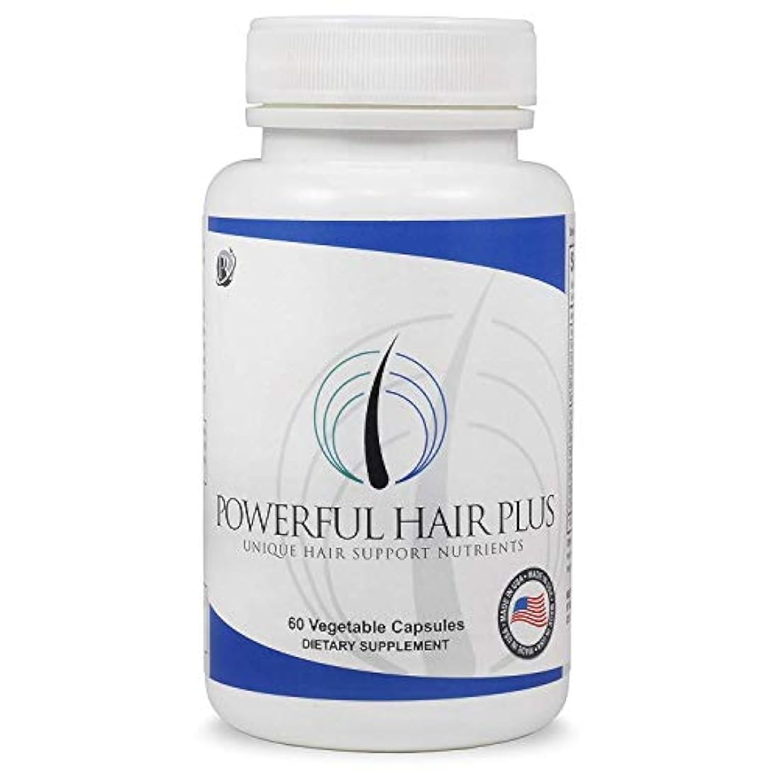 Potente Vitaminas Única de Plus de pelo, cabello con Biotina