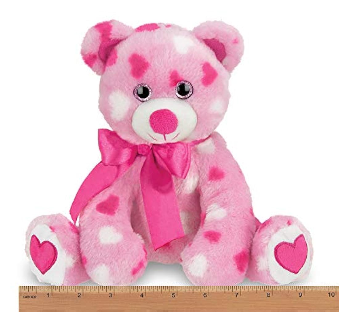 Oso de peluche con corazones 8.5 pulgadas