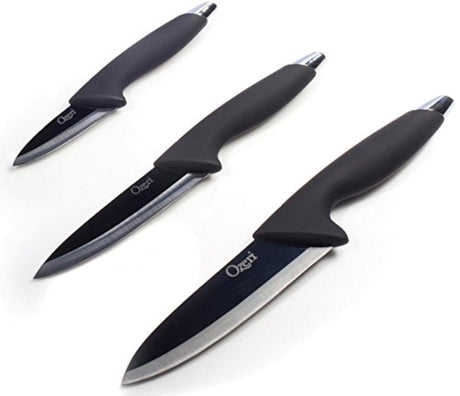 Ozeri Kitchen- cuchillos de cerámica para chef,3 piezas