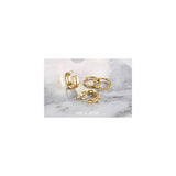 Aretes brazalete de plata para mujeres