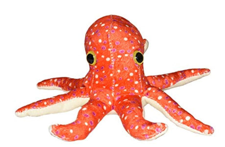 Peluche diseño de Pulpo color naranja, 10.0in, Wild Republic