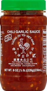 Salsa de Ajo Picante Huy Fong, 8 oz, sabor intenso y picante