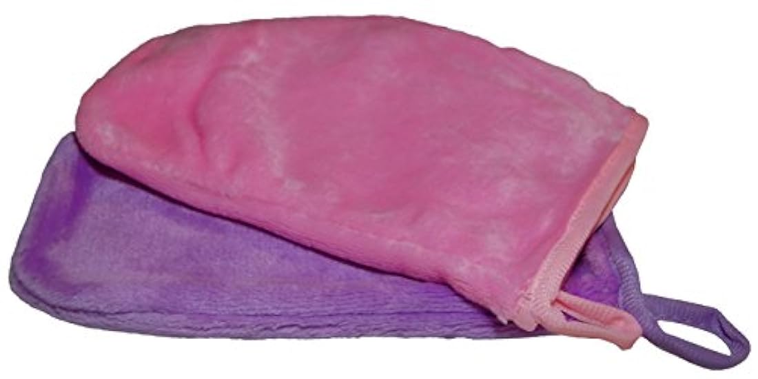 Toallas de microfibra de felpa, ultra suaves y gruesas (color rosa, lavanda)
