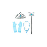 Disfraz de princesa vestido azul para niñas talla 4-5T