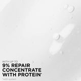 5 Champú reparador para cabello dañado con proteína.