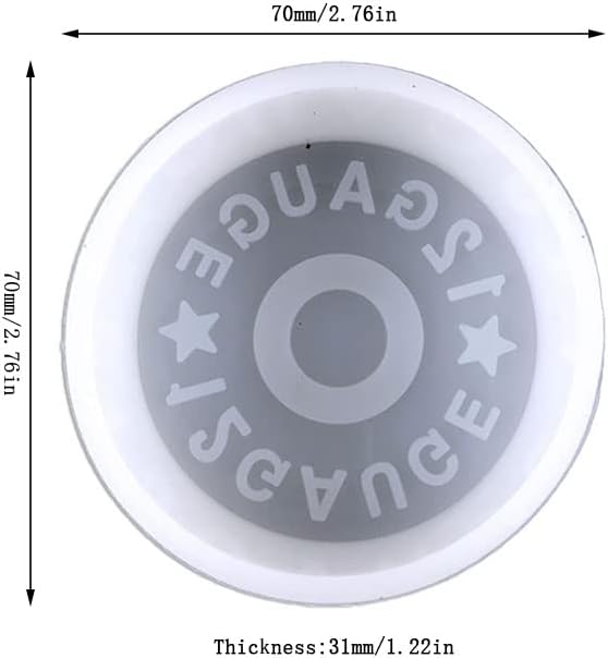 Molde de Silicona para Aroma Beads 12 Gauge - Car Freshie