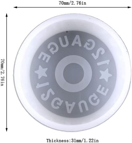 Molde de Silicona para Aroma Beads 12 Gauge - Car Freshie