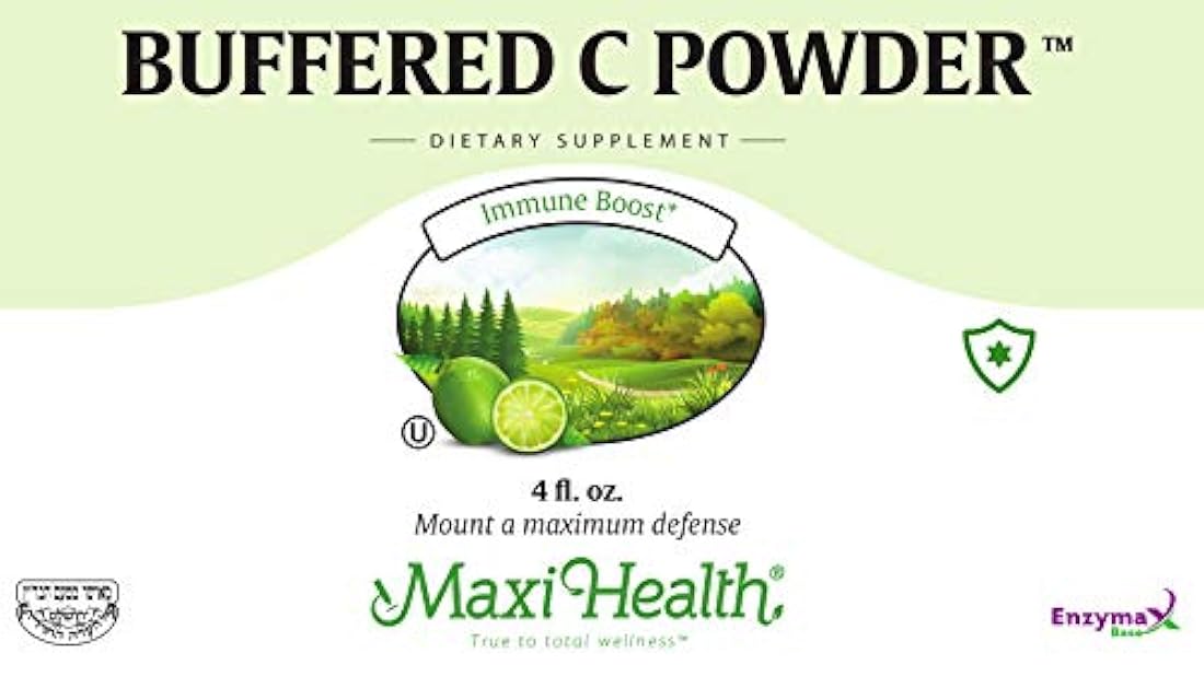 Maxi Salud Buffered Vitamina C en polvo – alta potencia