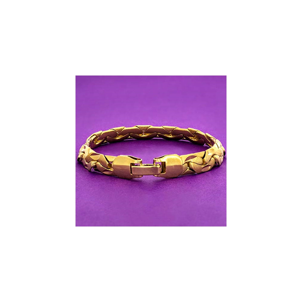 Pulseras chapada en oro de 24 quilates para mujeres