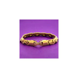 Pulseras chapada en oro de 24 quilates para mujeres