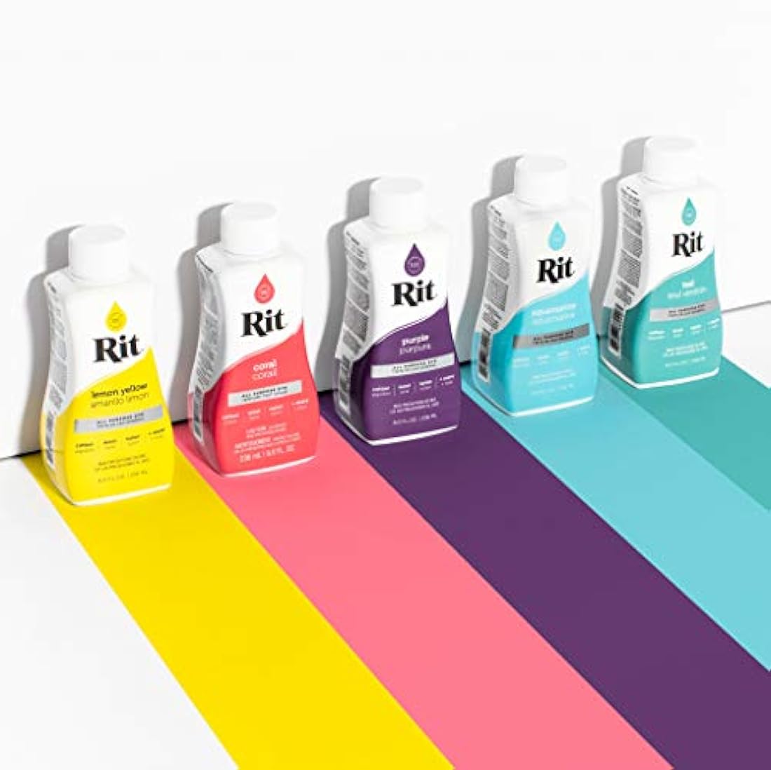 Tinte líquido para telas Rit Dye, 8 onzas, negro