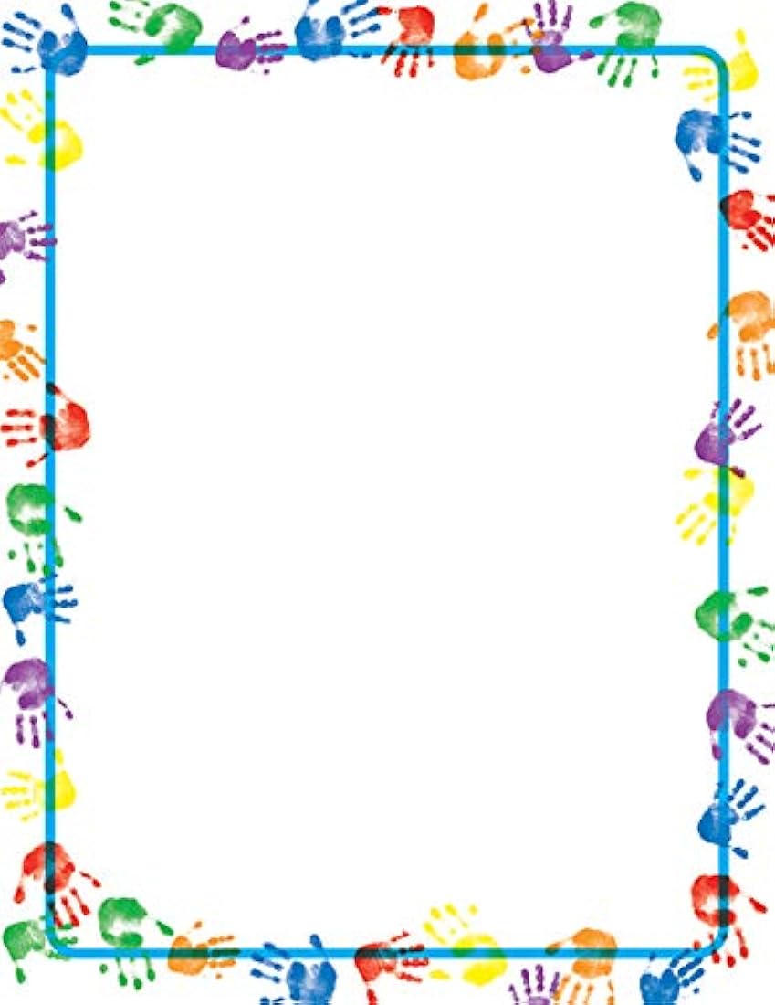 Baby Handprints Papelería Papel - 80 hojas