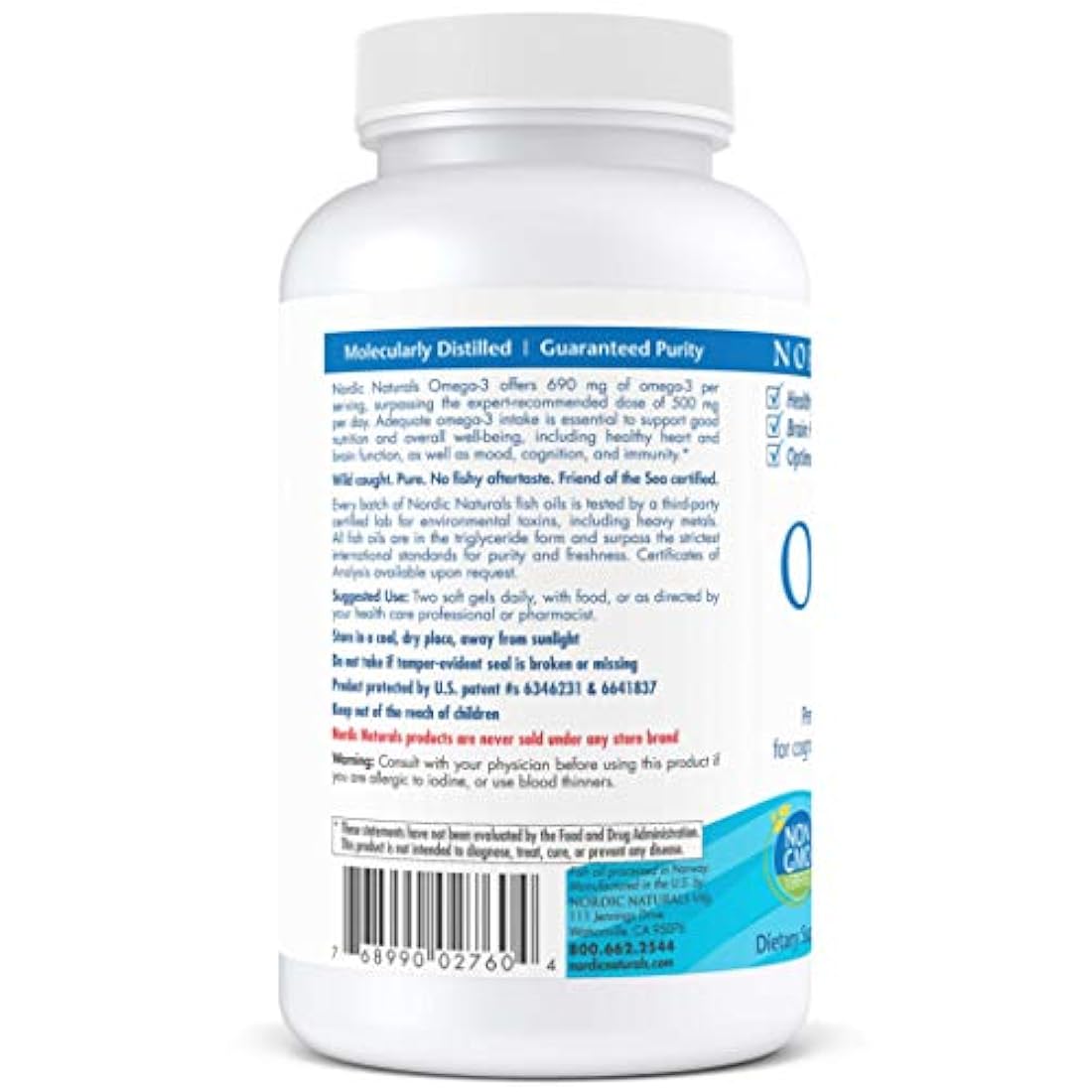 Omega-3 cognición salud del corazón y apoyo inmunitario