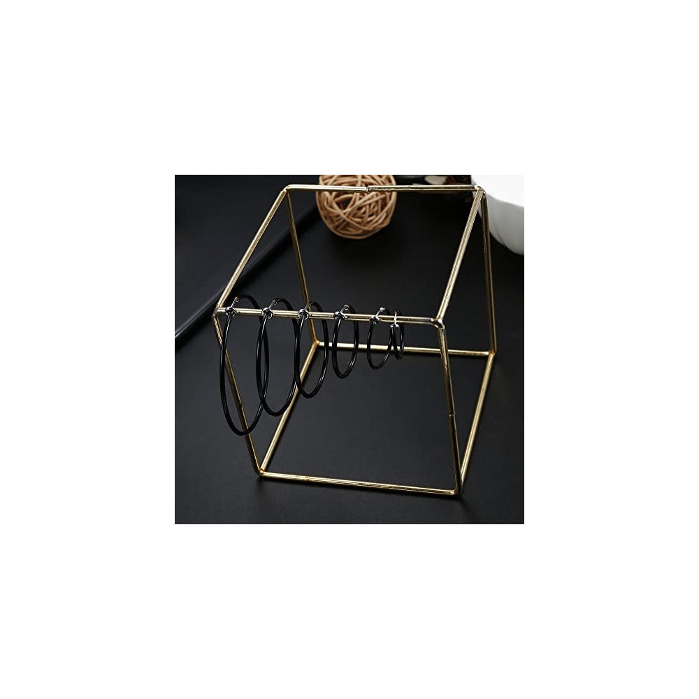Aretes de aretes de aro con clip para mujer