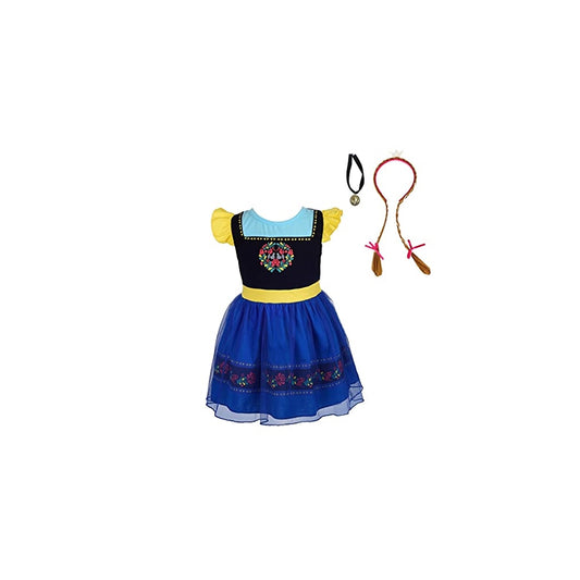 Vestido de princesa para Halloween para niñas pequeñas 12-24