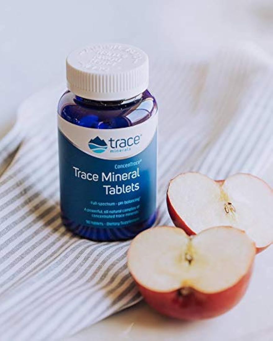 Trace Minerals Research Trace Minerales Tabletas minerales, bajo en sodio, 300 tabletas
