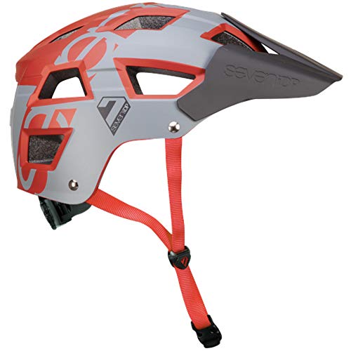 7iDP M5 Casco Gris Metálico Rojo  Talla S / M (54-58cm)