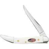 Cuchillo de bolsillo pequeño Texas palillo de dientes blanco