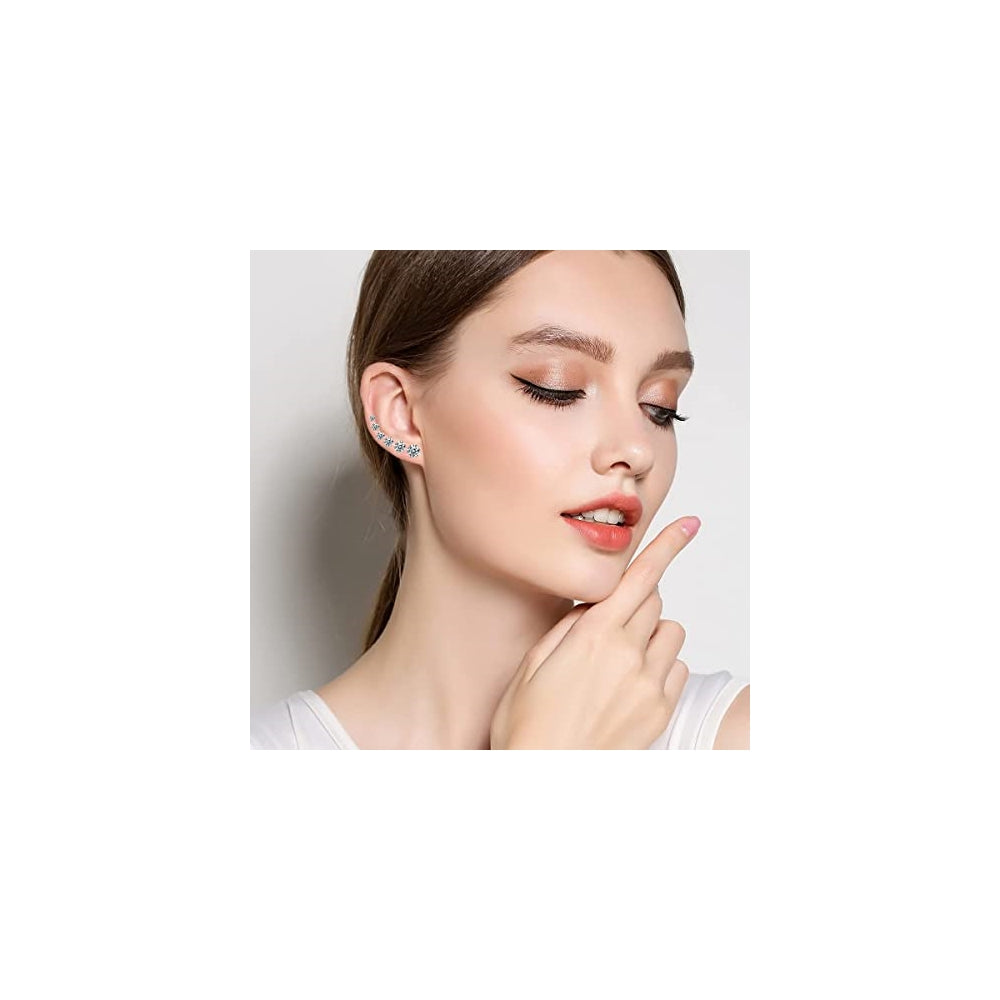 Aretes tipo dormilona  acero inoxidable para mujer y hombre