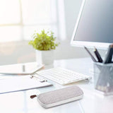AGPTEK - Funda de piel sintética cables, usb,