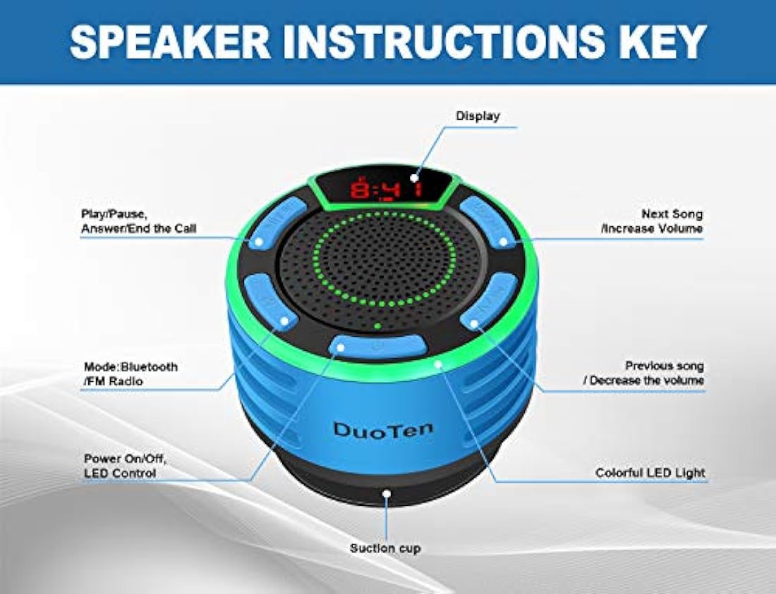 Altavoces Bluetooth inalámbricos a prueba de agua
