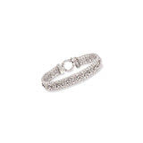 Pulseras y tobilleras de plata de ley con cuentas bizantinas