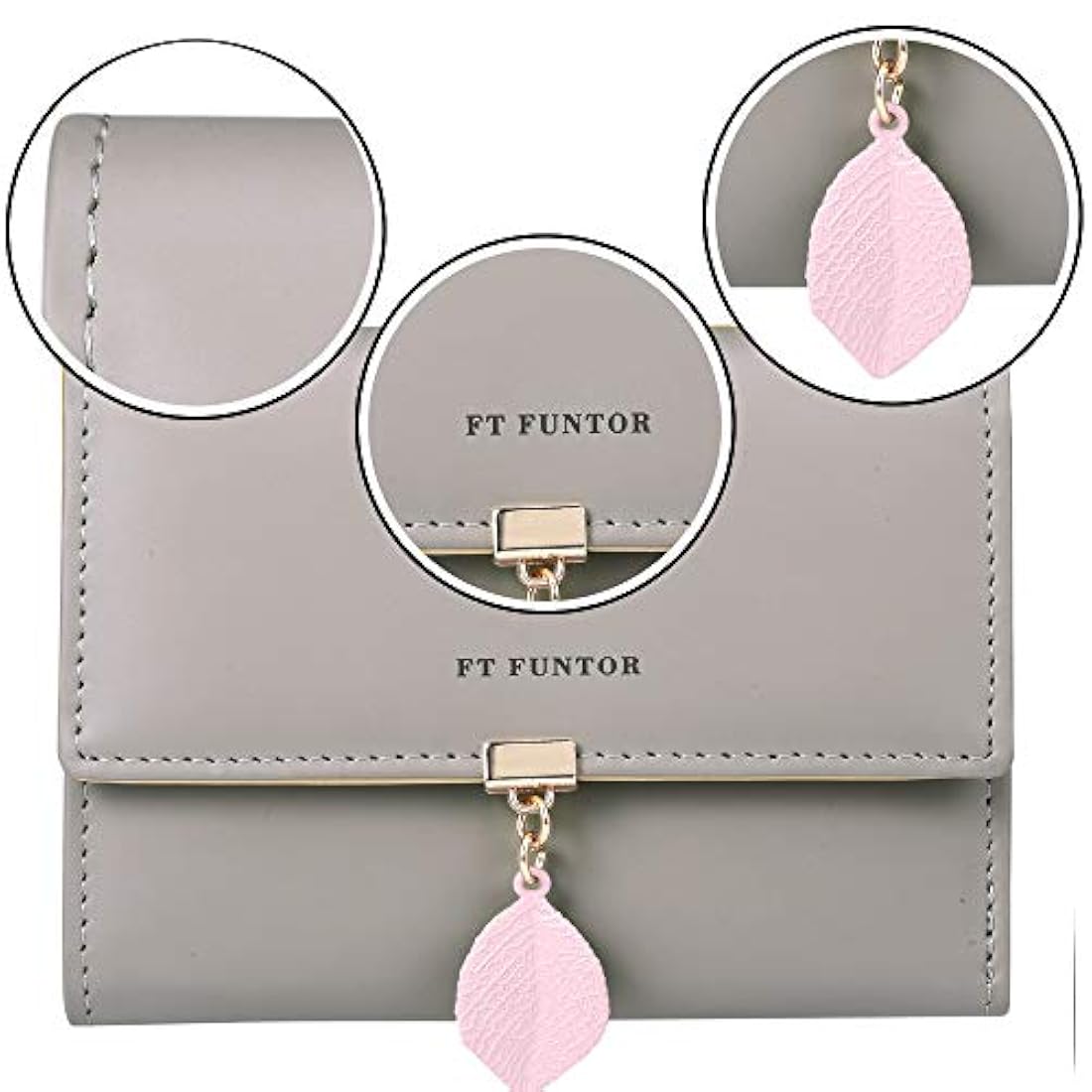 FT Funtor RFID carteras para mujeres, titular de la tarjeta